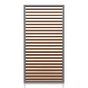 Pergola Lamellen Seitenwand - Holz, Graphit / Walnuss (Klemp) Pergola Lamellen Seitenwand - Holz, Graphit / Walnuss (Klemp)