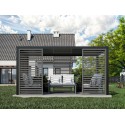 Wooden pergola side panel - Graphite (Klemp) Wooden pergola side panel - Graphite (Klemp)