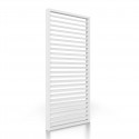 Parete laterale con lamelle per pergola - Legno, Bianco (Klemp) Parete laterale con lamelle per pergola - Legno, Bianco (Klemp)
