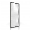 Paroi latérale pour pergola - Bois, Graphite / Blanc (Klemp) Paroi latérale pour pergola - Bois, Graphite / Blanc (Klemp)