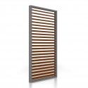 Pergola Lamellen Seitenwand - Holz, Graphit / Walnuss (Klemp) Pergola Lamellen Seitenwand - Holz, Graphit / Walnuss (Klemp)