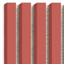 Lamellenleisten aus MDF auf Filz 275 x 30 cm Koralle (Klemp) Lamellenleisten aus MDF auf Filz 275 x 30 cm Koralle (Klemp)