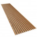 MDF laths on felt 275x30 cm Oak veneer (Klemp) MDF laths on felt 275x30 cm Oak veneer (Klemp)