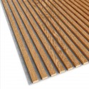 MDF laths on felt 275x30 cm Oak veneer (Klemp) MDF laths on felt 275x30 cm Oak veneer (Klemp)