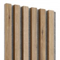 MDF laths on felt 275x30 cm Artisan oak (Klemp) MDF laths on felt 275x30 cm Artisan oak (Klemp)