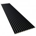 Lamele MDF na Filcu 275x30 cm Czarny (Klemp) Lamele MDF na Filcu 275x30 cm Czarny (Klemp)