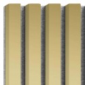 Listones MDF sobre fieltro 275x30 cm Brillo dorado (Klemp) Listones MDF sobre fieltro 275x30 cm Brillo dorado (Klemp)