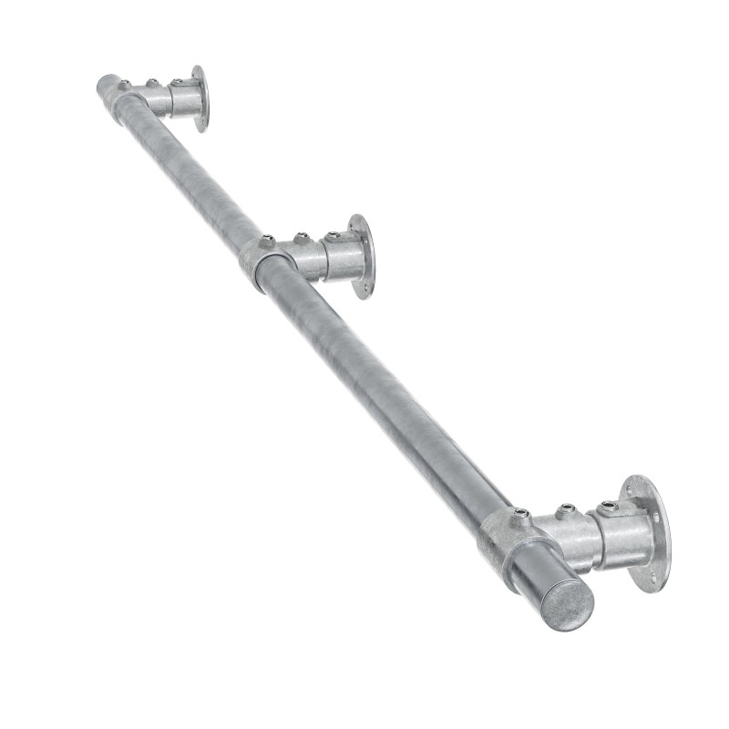 Treppe auf den Griffen - ohne Endungen - Galvanistin - 42,4 ø - 60 cm (Klemp) - Treppengeländer Treppe auf den Griffen - ohne Endungen - Galvanistin - 42,4 ø - 60 cm (Klemp) - Treppengeländer