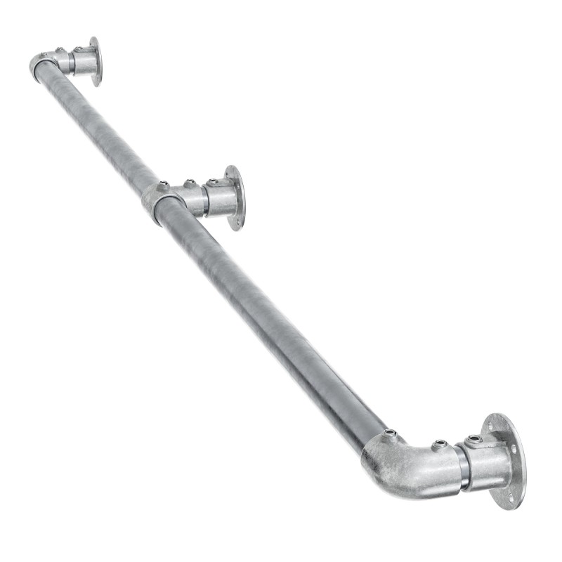 Escalier Sur les pieds - fin de genou - Galvaniste - 42,4 ø - 60 cm (Klemp) - Rampes d'escalier Escalier Sur les pieds - fin de genou - Galvaniste - 42,4 ø - 60 cm (Klemp) - Rampes d'escalier