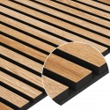 Panneau acoustique plaqué 3D - Chêne naturel (Klemp) Panneau acoustique plaqué 3D - Chêne naturel (Klemp)