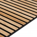 3D-furnierte Akustikplatte - Eiche Natur (Klemp) 3D-furnierte Akustikplatte - Eiche Natur (Klemp)