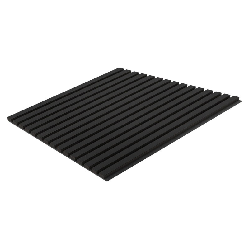 3D gefineerd akoestisch paneel - Zwart eiken (Klemp) - Akoestische panelen 3D gefineerd akoestisch paneel - Zwart eiken (Klemp) - Akoestische panelen