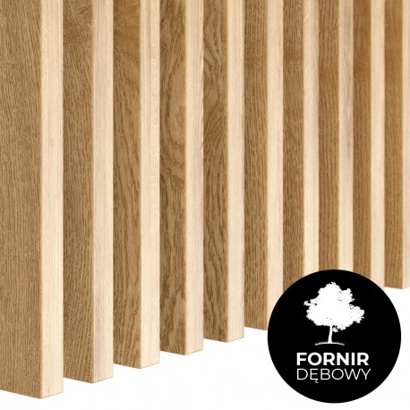 Lamele MDF Mini 16x30 - Fornir dębowy surowy - 31 sztuk - Typ U (Klemp) Lamele MDF Mini 16x30 - Fornir dębowy surowy - 31 sztuk - Typ U (Klemp)