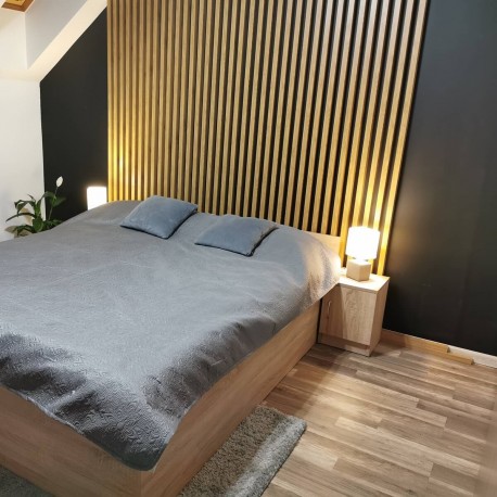 Lamele MDF Mini 16x30 - Fornir dębowy surowy - 31 sztuk - Typ U (Klemp) Lamele MDF Mini 16x30 - Fornir dębowy surowy - 31 sztuk - Typ U (Klemp)