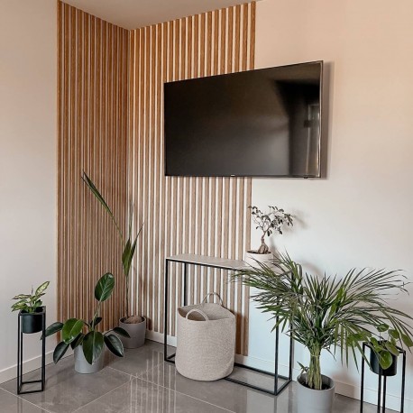 Lamele MDF Mini 16x30 - Fornir dębowy surowy - 31 sztuk - Typ U (Klemp) Lamele MDF Mini 16x30 - Fornir dębowy surowy - 31 sztuk - Typ U (Klemp)