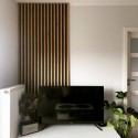 Lamele MDF Mini 16x30 - Fornir dębowy surowy - 31 sztuk - Typ U (Klemp)