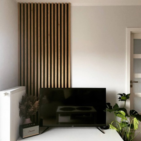 Lamele MDF Mini 16x30 - Fornir dębowy surowy - 31 sztuk - Typ U (Klemp) Lamele MDF Mini 16x30 - Fornir dębowy surowy - 31 sztuk - Typ U (Klemp)