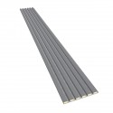 Lattes MDF sur feutre 275x30 cm Gris (Klemp) Lattes MDF sur feutre 275x30 cm Gris (Klemp)