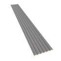 Lattes MDF sur feutre 275x30 cm Gris (Klemp) Lattes MDF sur feutre 275x30 cm Gris (Klemp)
