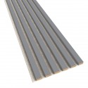 Lamellenleisten aus MDF auf Filz 275 x 30 cm Grau/Beige (Klemp) Lamellenleisten aus MDF auf Filz 275 x 30 cm Grau/Beige (Klemp)