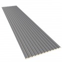 Lamellenleisten aus MDF auf Filz 275 x 30 cm Grau/Beige (Klemp) Lamellenleisten aus MDF auf Filz 275 x 30 cm Grau/Beige (Klemp)