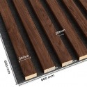 3D panels on felt Walnut (Klemp) 3D panels on felt Walnut (Klemp)