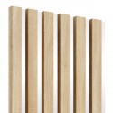 Doghe su pannello HDF 30x275 cm Quercia Sonoma/Bianco (Klemp) Doghe su pannello HDF 30x275 cm Quercia Sonoma/Bianco (Klemp)