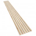 Lamellen auf HDF-Platte 30x275 cm Sonoma Eiche/Weiß (Klemp) Lamellen auf HDF-Platte 30x275 cm Sonoma Eiche/Weiß (Klemp)