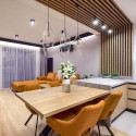 Laths on HDF board 30x275 cm Natural oak/White (Klemp) Laths on HDF board 30x275 cm Natural oak/White (Klemp)