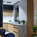 Laths on HDF board 30x275 cm Natural oak/White (Klemp) Laths on HDF board 30x275 cm Natural oak/White (Klemp)