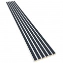 Doghe su pannello HDF 30x275 cm Antracite/Bianco (Klemp) Doghe su pannello HDF 30x275 cm Antracite/Bianco (Klemp)