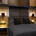 Laths on HDF board 30x275 cm Black/White (Klemp) Laths on HDF board 30x275 cm Black/White (Klemp)