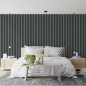 Latten op HDF-plaat 30x275 cm Khaki/Wit (Klemp) Latten op HDF-plaat 30x275 cm Khaki/Wit (Klemp)