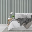 Lamelles sur panneau HDF 30x275 cm Kaki/Blanc (Klemp) Lamelles sur panneau HDF 30x275 cm Kaki/Blanc (Klemp)