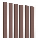 Doghe su pannello HDF 30x275 cm Rosa cipria/Bianco (Klemp) Doghe su pannello HDF 30x275 cm Rosa cipria/Bianco (Klemp)