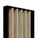 Free standing slat wall - Sonoma Oak - 22x70 (Klemp) Free standing slat wall - Sonoma Oak - 22x70 (Klemp)