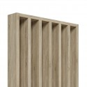 Free standing slat wall - Sonoma Oak - 22x70 (Klemp) Free standing slat wall - Sonoma Oak - 22x70 (Klemp)