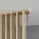 Free standing slat wall - Sonoma Oak - 22x70 (Klemp) Free standing slat wall - Sonoma Oak - 22x70 (Klemp)