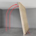 Freistehende Lamellenwand - Sonoma Eiche - 22x70 (Klemp) Freistehende Lamellenwand - Sonoma Eiche - 22x70 (Klemp)
