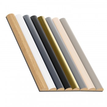 Panelen met groeven - Sample set alle kleuren (Klemp)