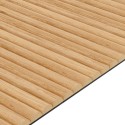 Paneles ondulados de MDF - Roble natural - 6 pieza (Klemp)
