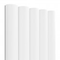 Reeded panels - Matt White - 6 pieces (Klemp) Reeded panels - Matt White - 6 pieces (Klemp)