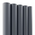 Panneaux cannelés en MDF - Anthracite - 6 pièce (Klemp) Panneaux cannelés en MDF - Anthracite - 6 pièce (Klemp)