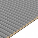 MDF panelen met groeven - Grijs - 6 stuk (Klemp) MDF panelen met groeven - Grijs - 6 stuk (Klemp)