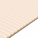 Paneles ondulados de MDF - Beige - 6 pieza (Klemp) Paneles ondulados de MDF - Beige - 6 pieza (Klemp)