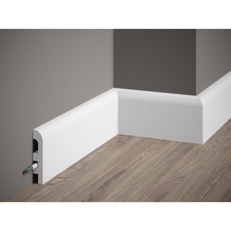 Premium skirting board MD355P (Klemp) - Lacquered/waterproof skirting boards Premium skirting board MD355P (Klemp) - Lacquered/waterproof skirting boards