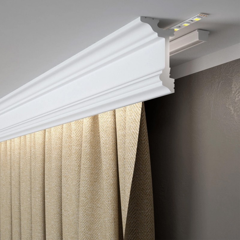 Riel de cortina MD137 (Klemp) - Cornisas para cortinas Riel de cortina MD137 (Klemp) - Cornisas para cortinas