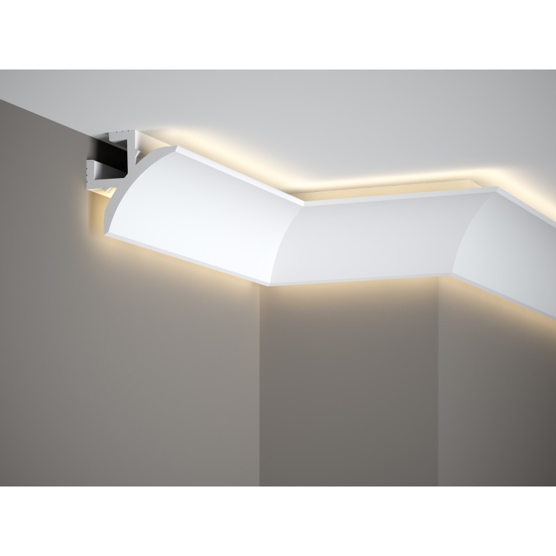 Bandeau de plafond QL002 (Klemp) - Corniches LED Bandeau de plafond QL002 (Klemp) - Corniches LED