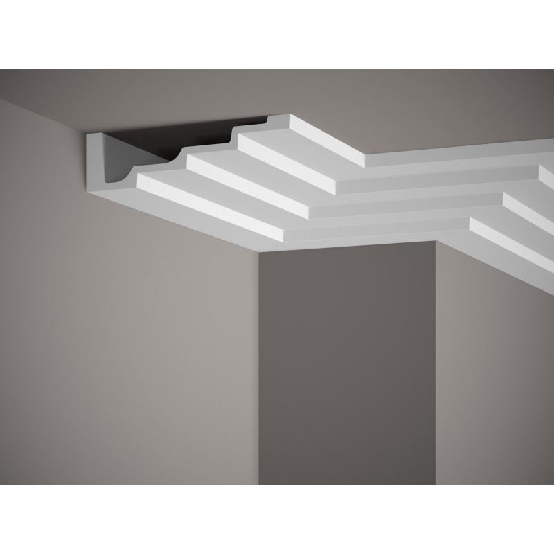 Ceiling strip MDB130 (Klemp) - Smooth ceiling coving Ceiling strip MDB130 (Klemp) - Smooth ceiling coving