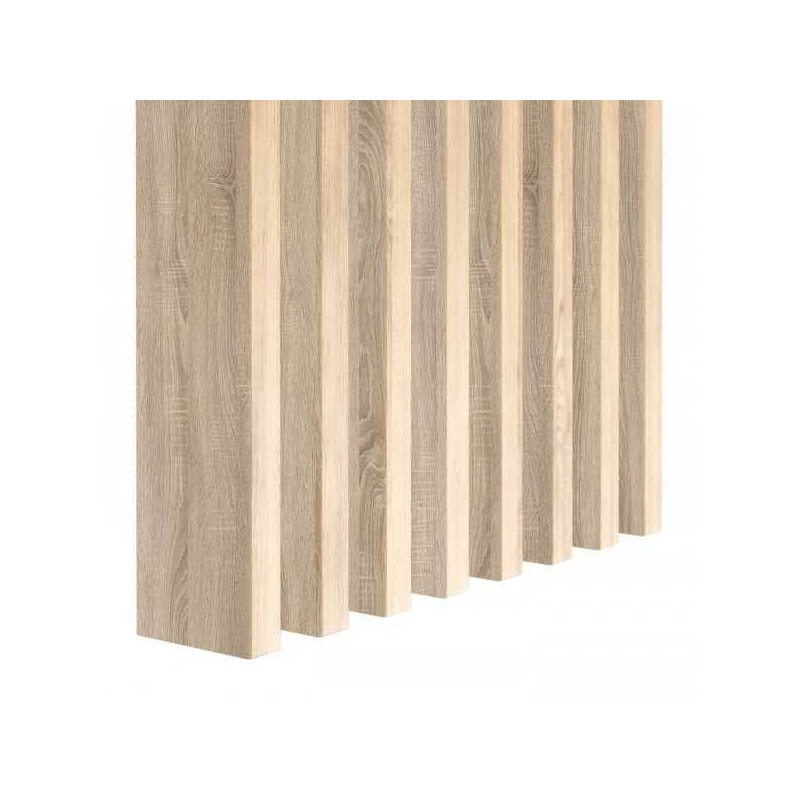 Vrijstaande MDF-latten 10pcs Sonoma eik - 30x60mm (Klemp) - MDF latten Vrijstaand